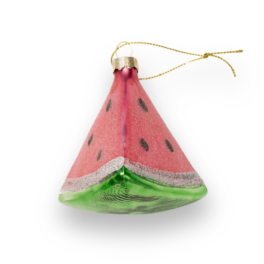 Watermelon Glass Ornament