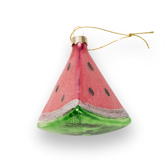 Watermelon Glass Ornament