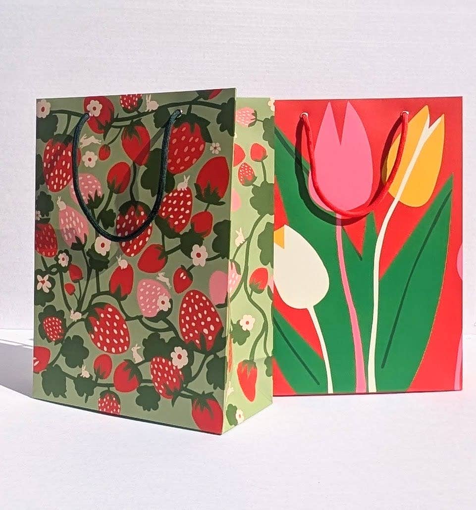 Strawberry Garden Gift Bag