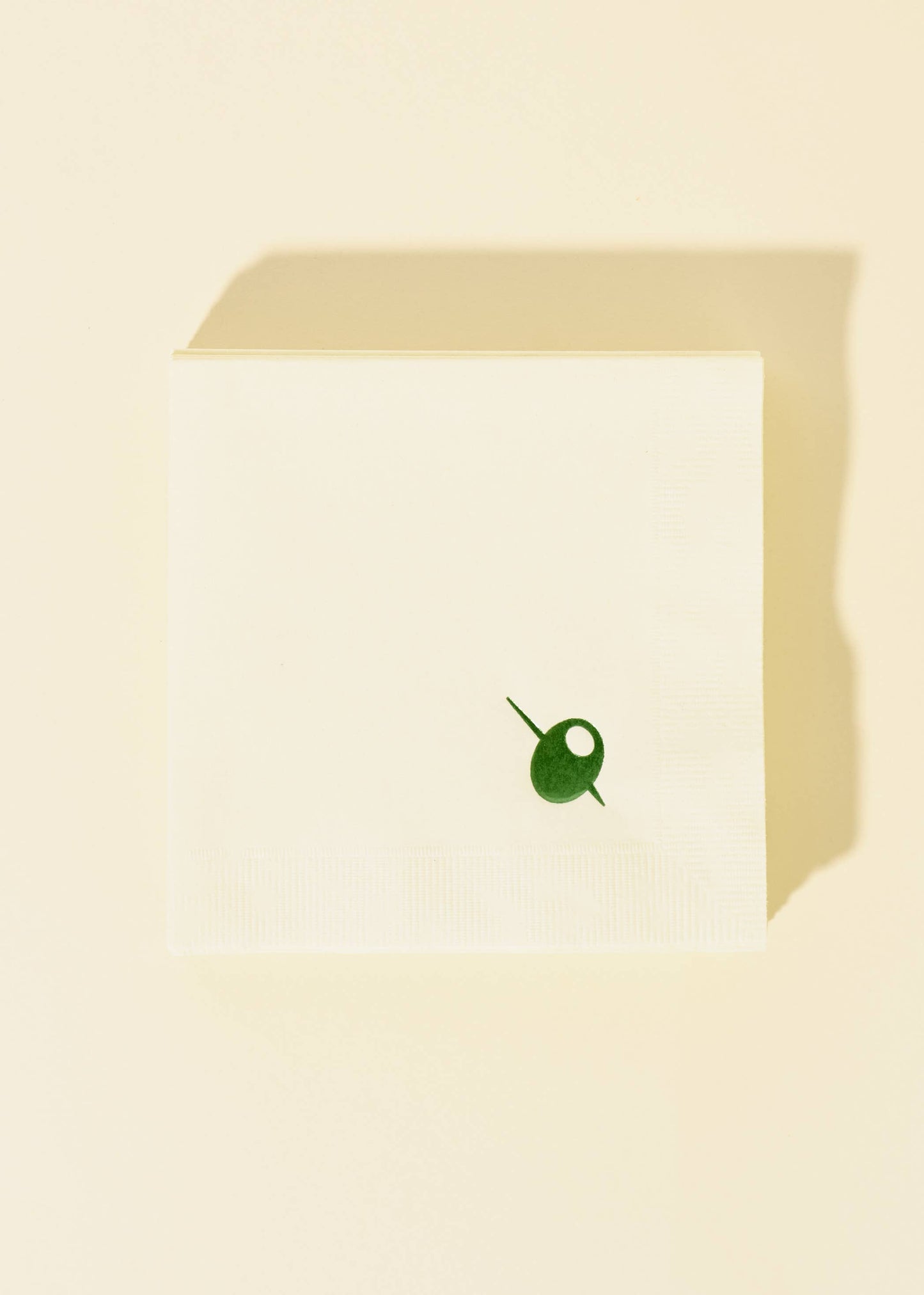 Olive Cocktail Napkin Set