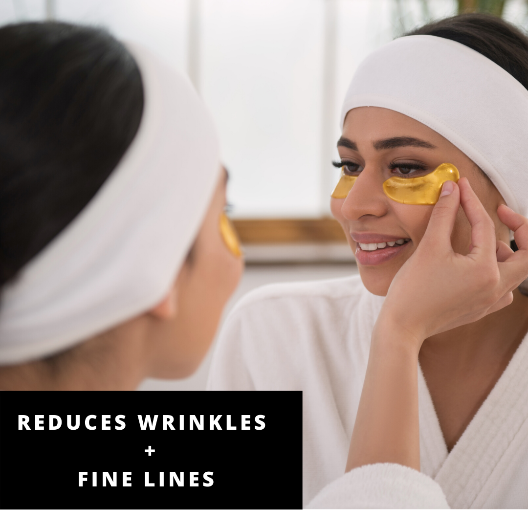 Perk Up Gold Eye Mask Set