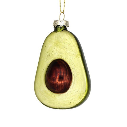 Avocado Glass Ornament