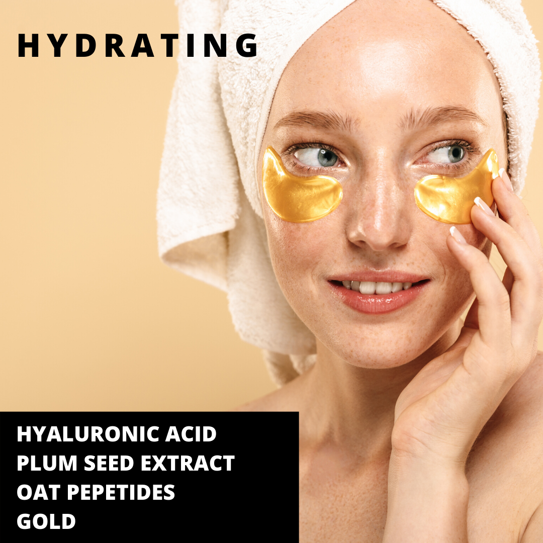 Perk Up Gold Eye Mask Set