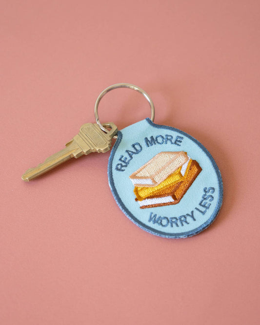 Read More Embroidered Keychain