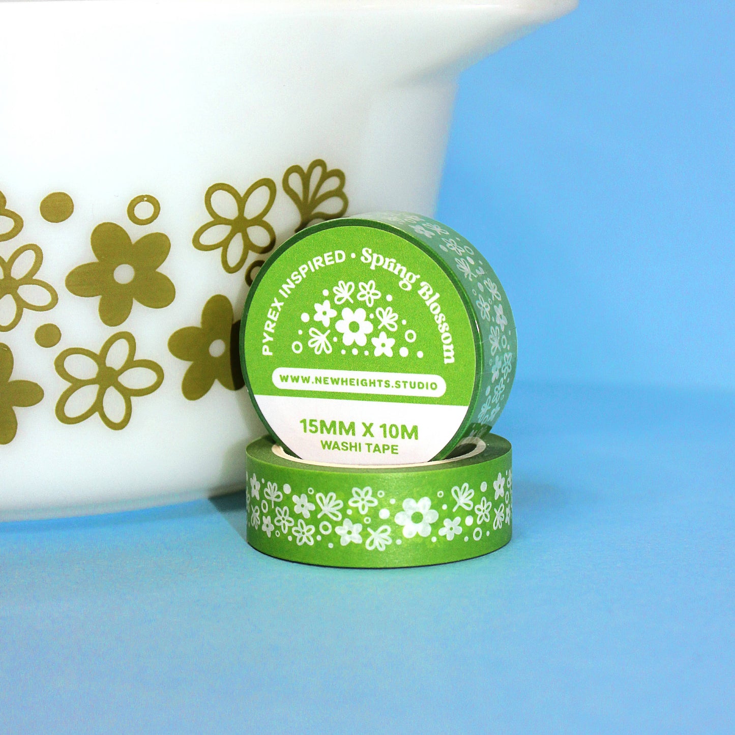 Spring Blossom Pyrex Inspired Washi Tape