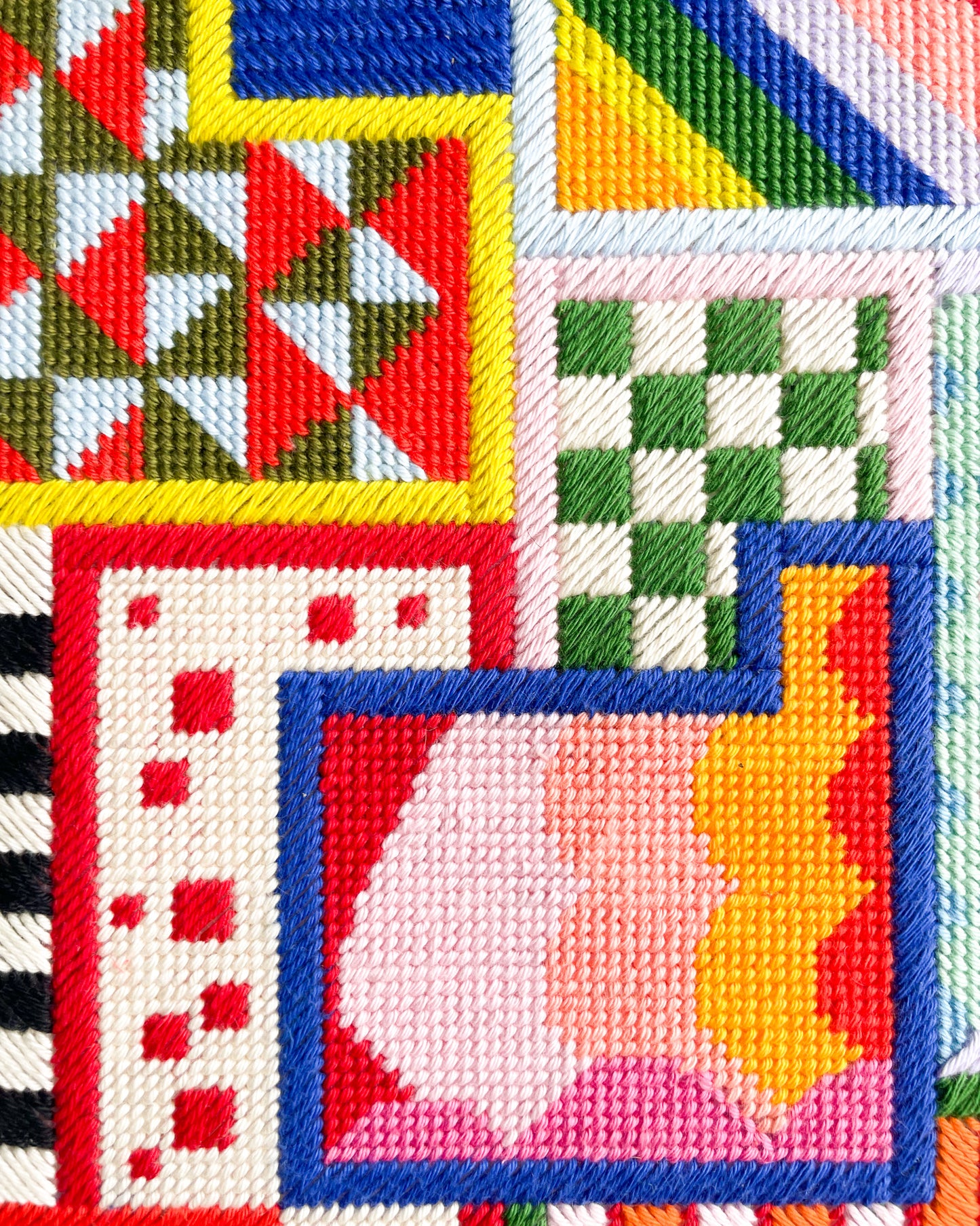 Amusant No.1 Needlepoint Artwork