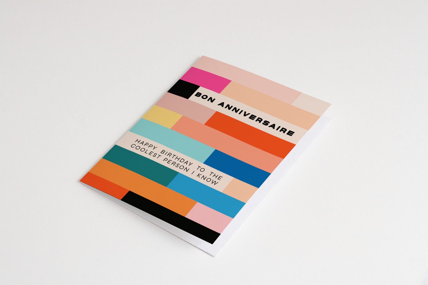 Bon Anniversaire Birthday Card