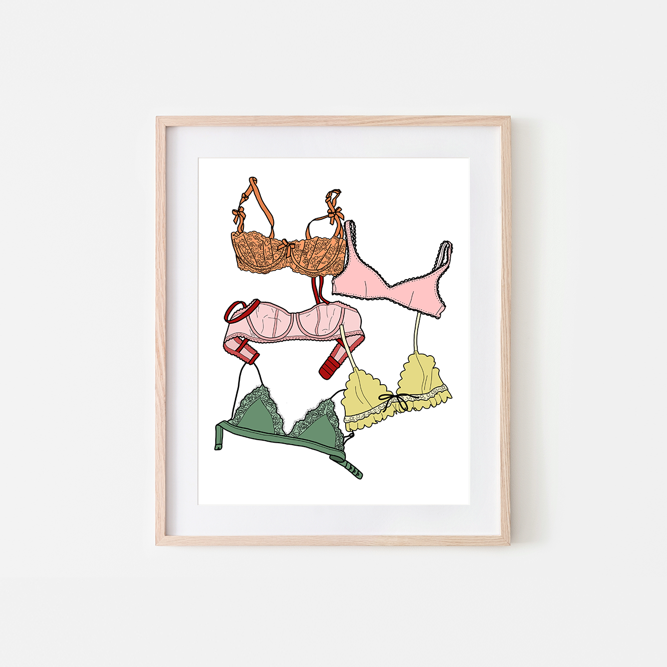Bras Art Print