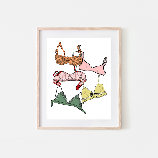 Bras Art Print