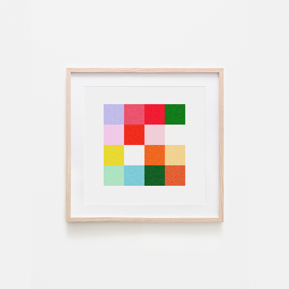 Cali Colorblock Art Print