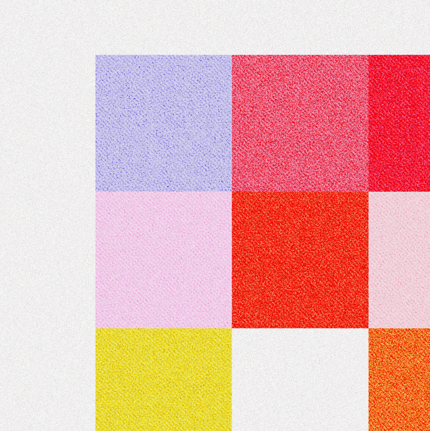 Cali Colorblock  Art Print