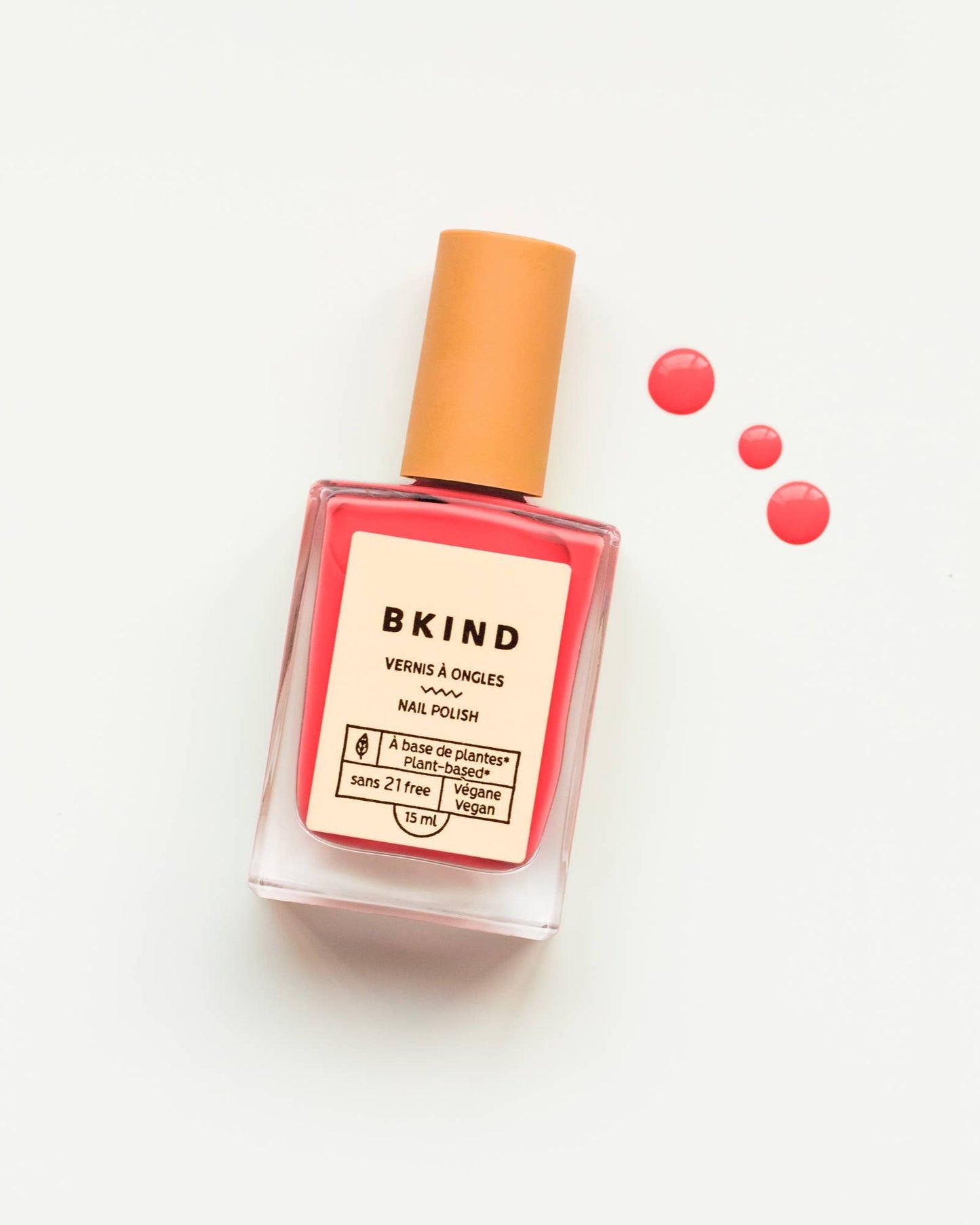 Coral Crush Coral Nail Polish BKIND