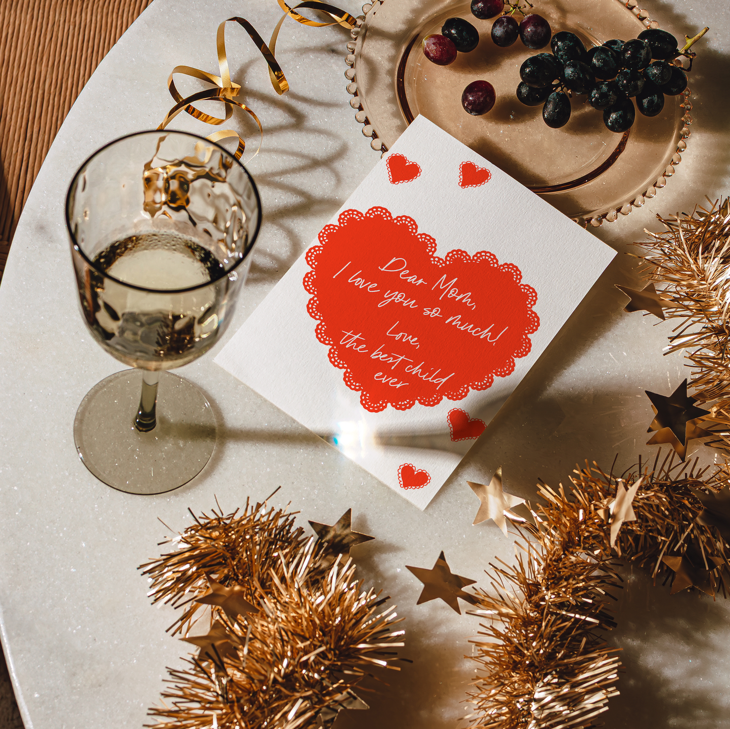 Dear Mom Greeting Card