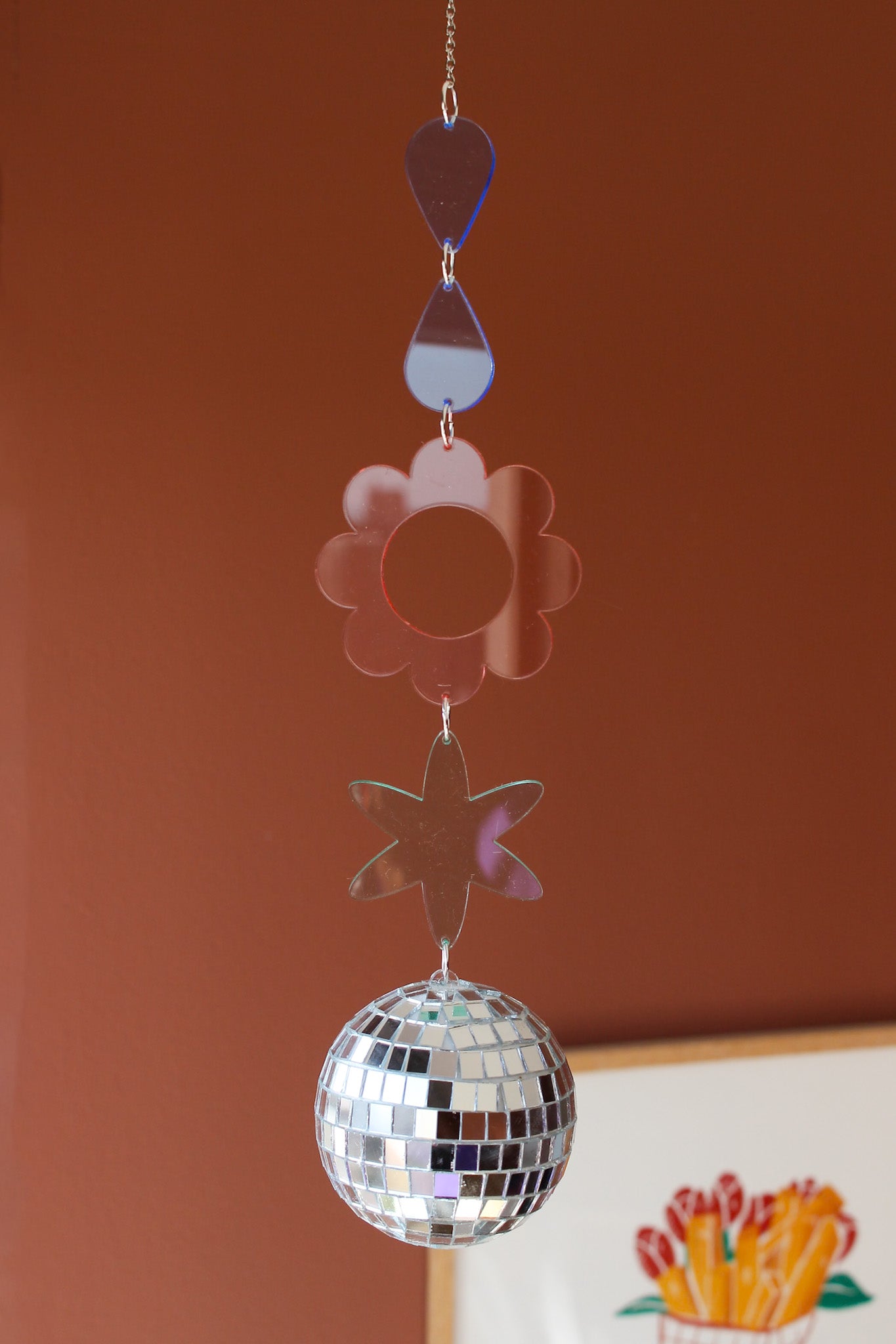 Drip Drop Daisy Burst Disco Mobile