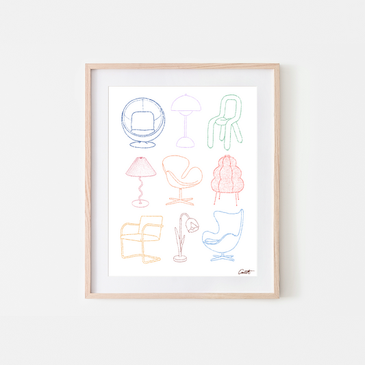 Favorite Designs Art Print