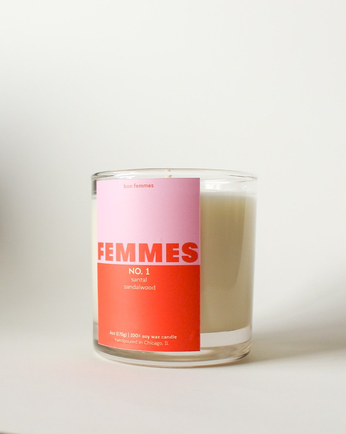 Femmes No.1 Soy Candle - Santal + Sandalwood