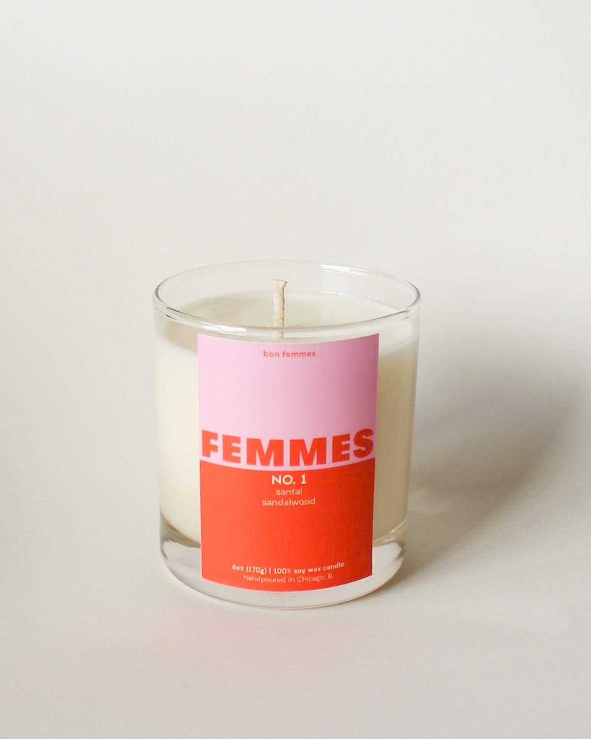 Femmes No.1 Soy Candle - Santal + Sandalwood