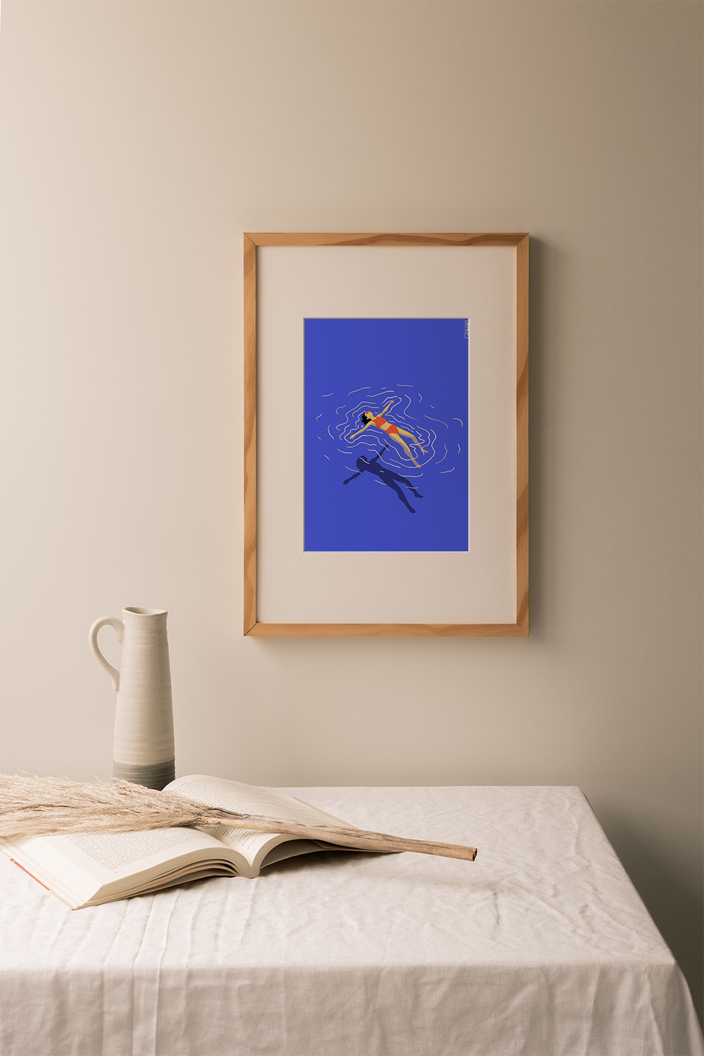 Summer Float Art Print - Naicha Studio