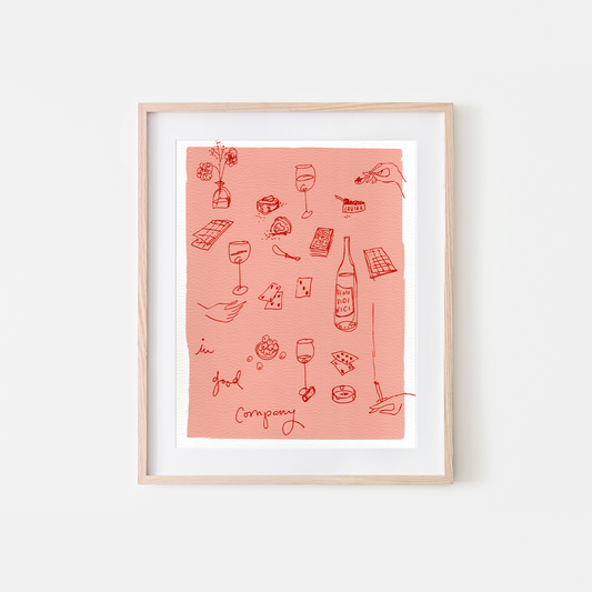 In Good Company Art Print