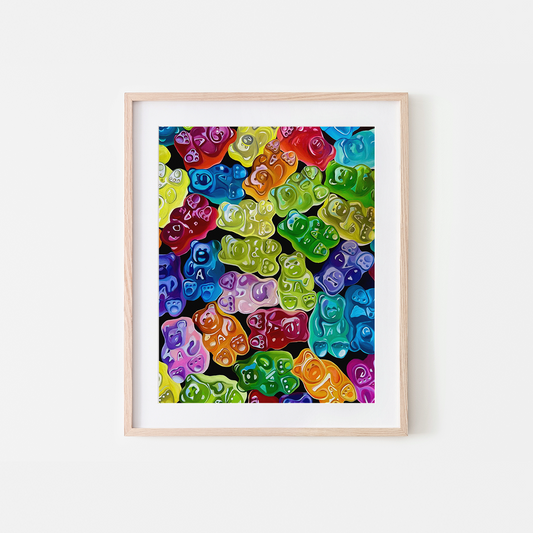 Gummy Bears Art Print