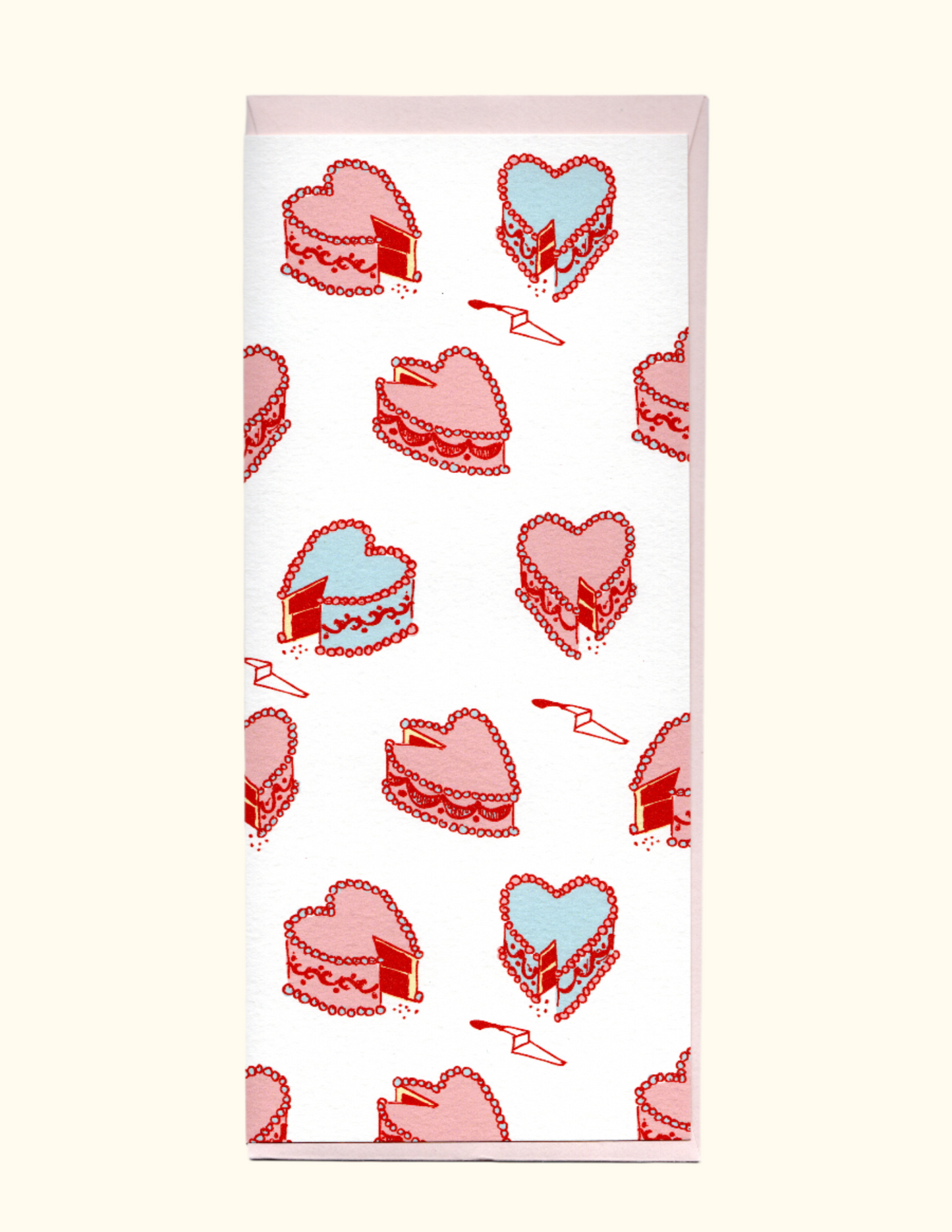 Heart Cakes Greeting Card
