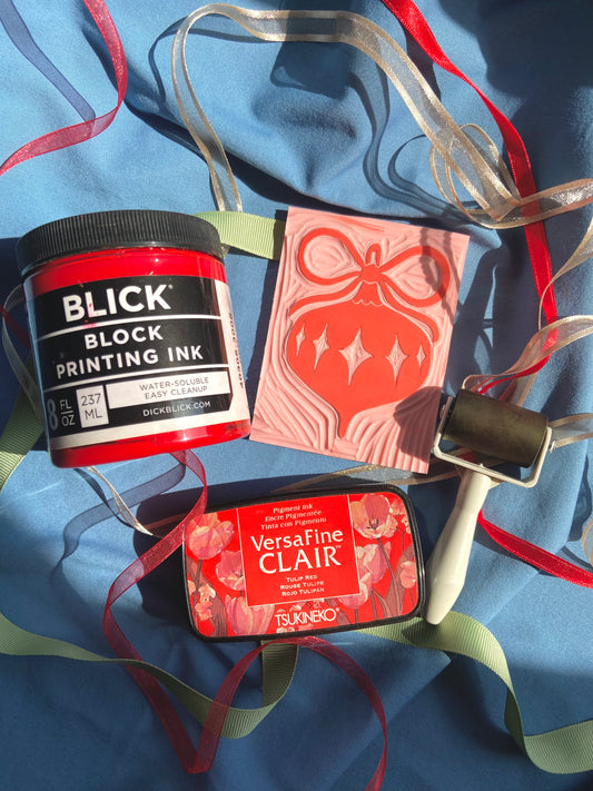 Warm Wishes - A Holiday Card Block Printing Workshop - Dec 12