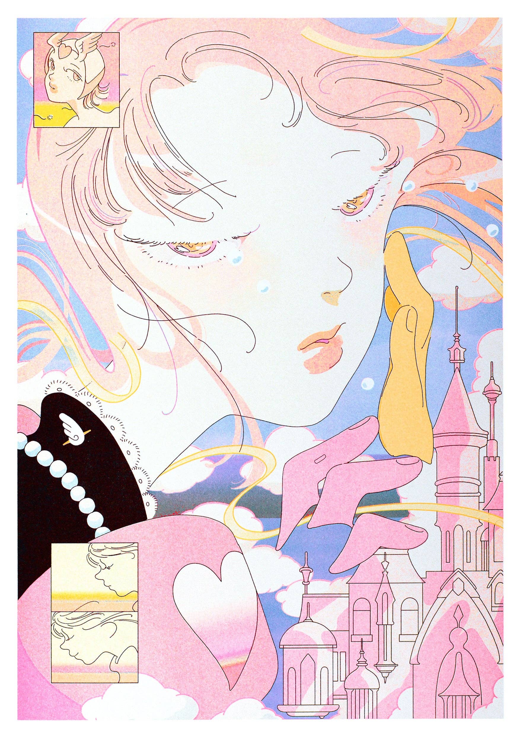 If I Dream About You Risograph Art Print by Saitemiss