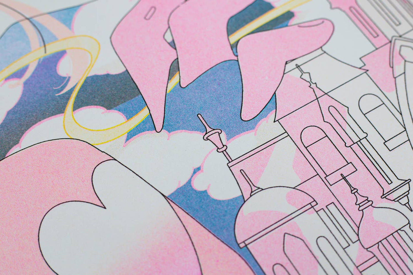 If I Dream About You Risograph Art Print by Saitemiss