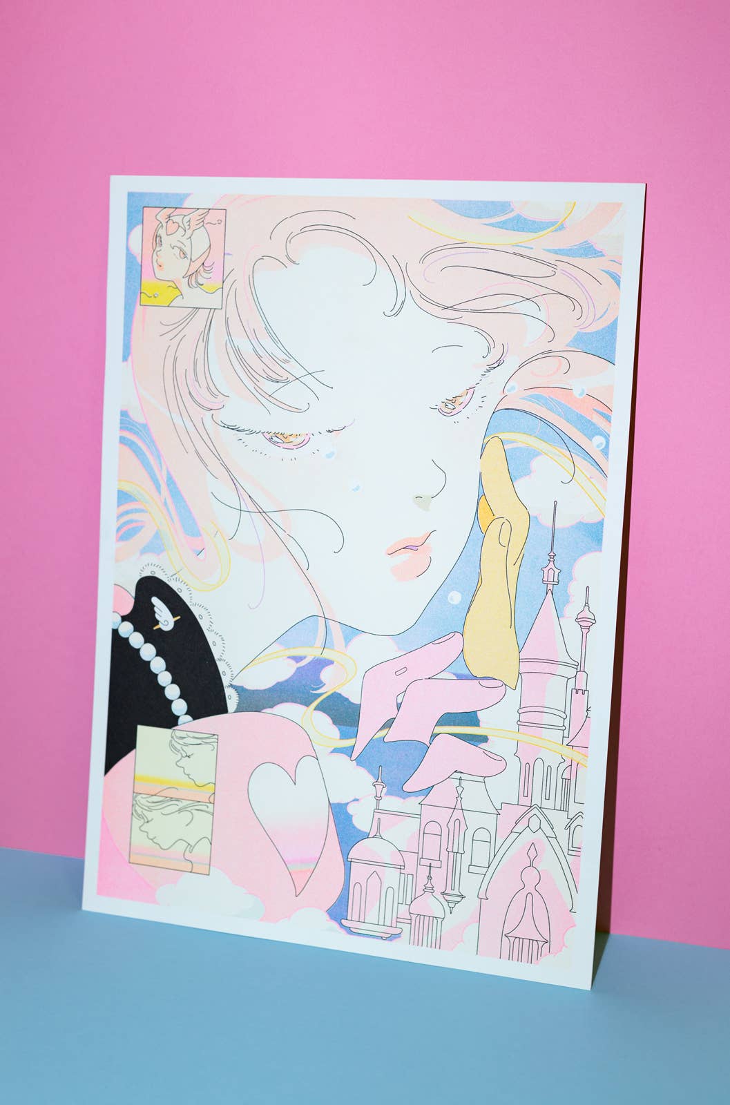 If I Dream About You Risograph Art Print by Saitemiss