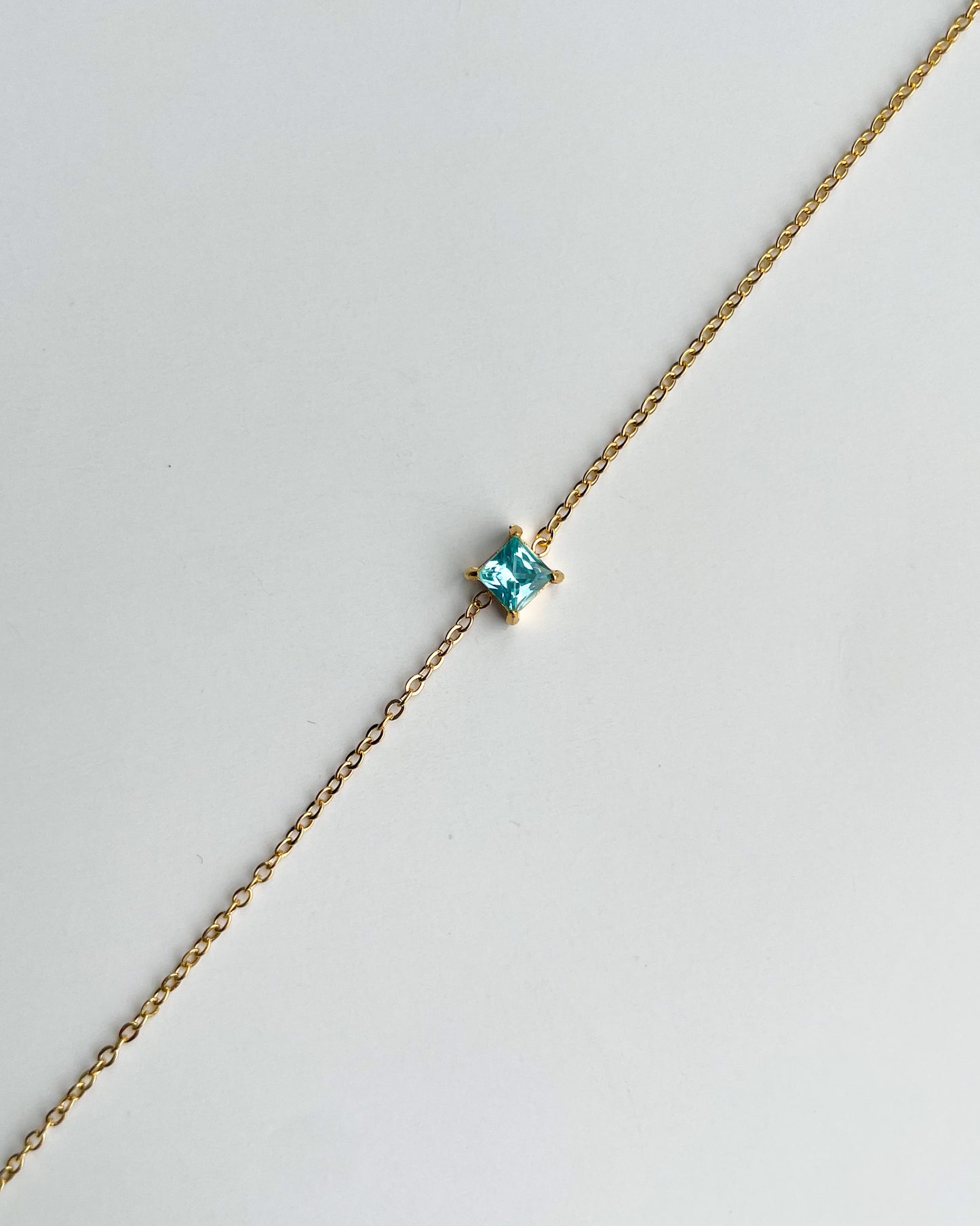 Jewelz Birthstone Bracelet blue topaz