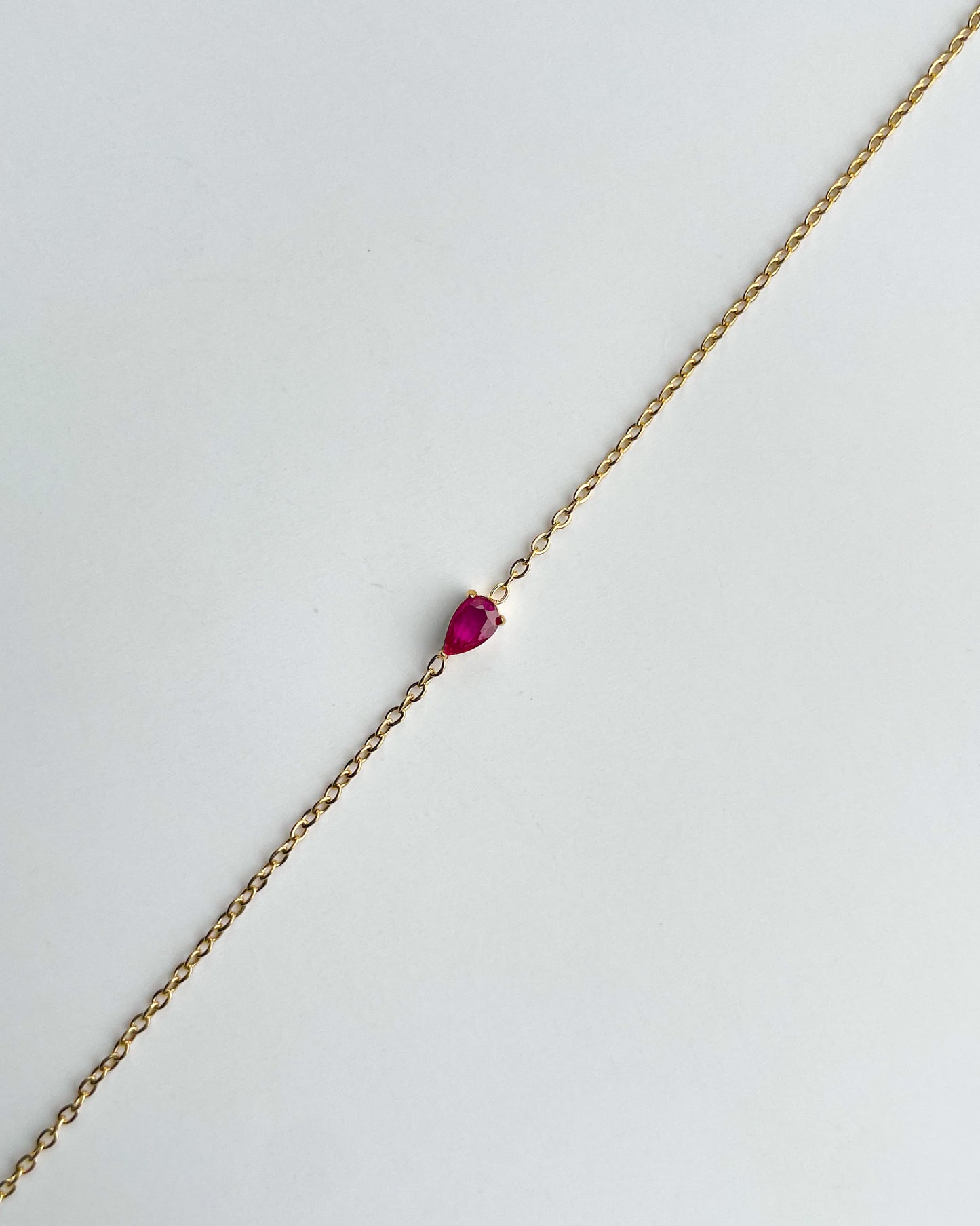 Jewelz Birthstone Bracelet ruby