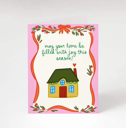 Joyous Home Holiday Greeting Card