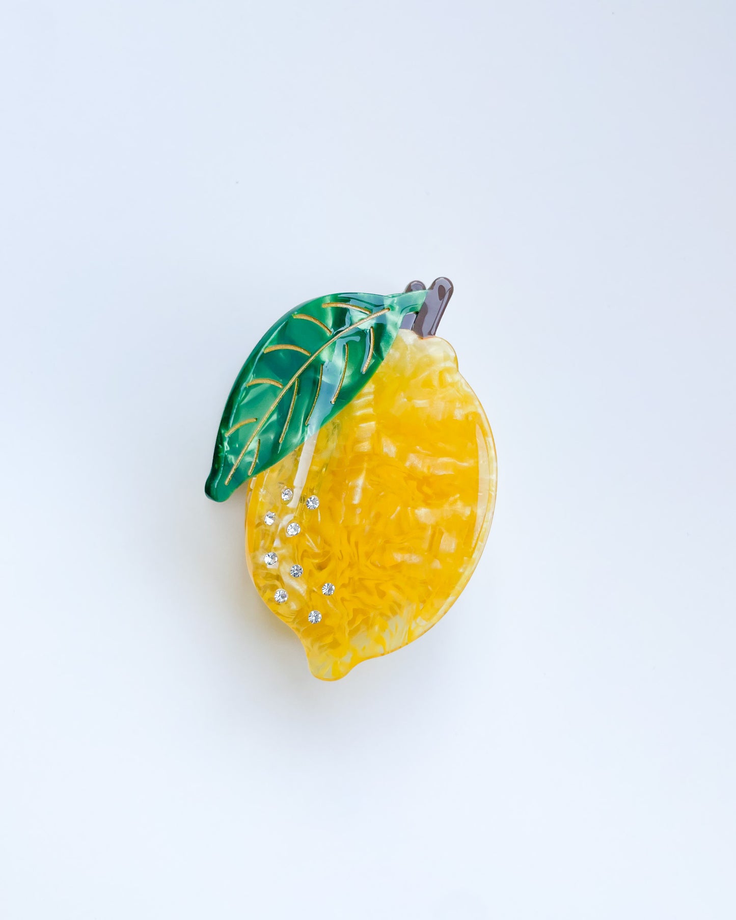Lemon Hair Claw Clip