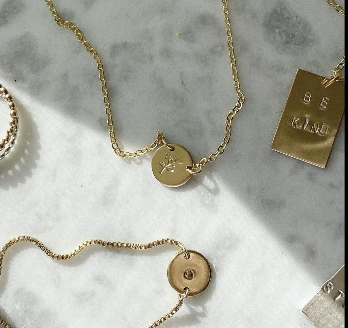 Necklace Stamping Workshop led by Hazelry - June 25