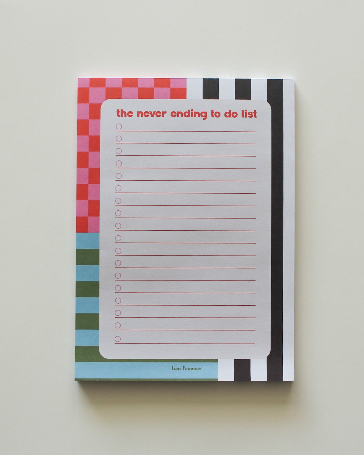 Never Ending To Do List Notepad - Bon Femmes