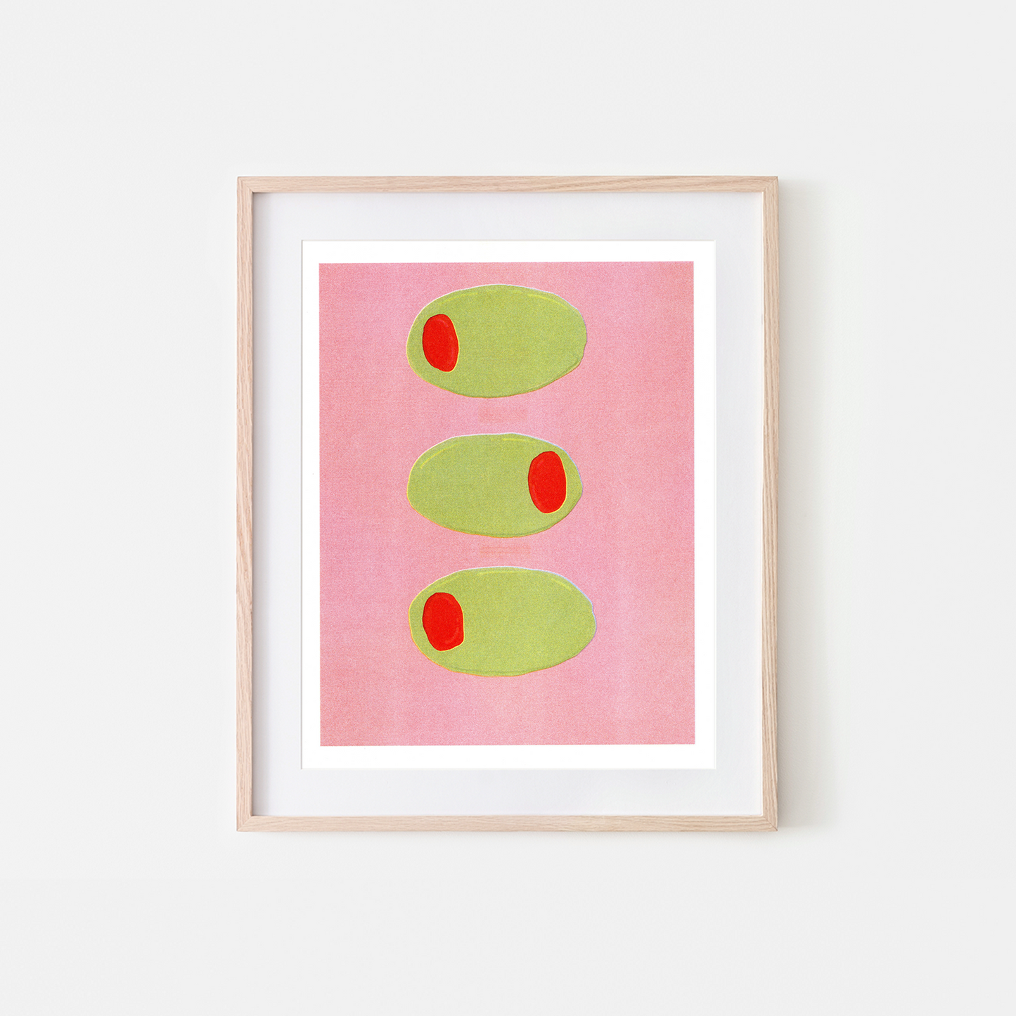 Olives Risograph Art Print