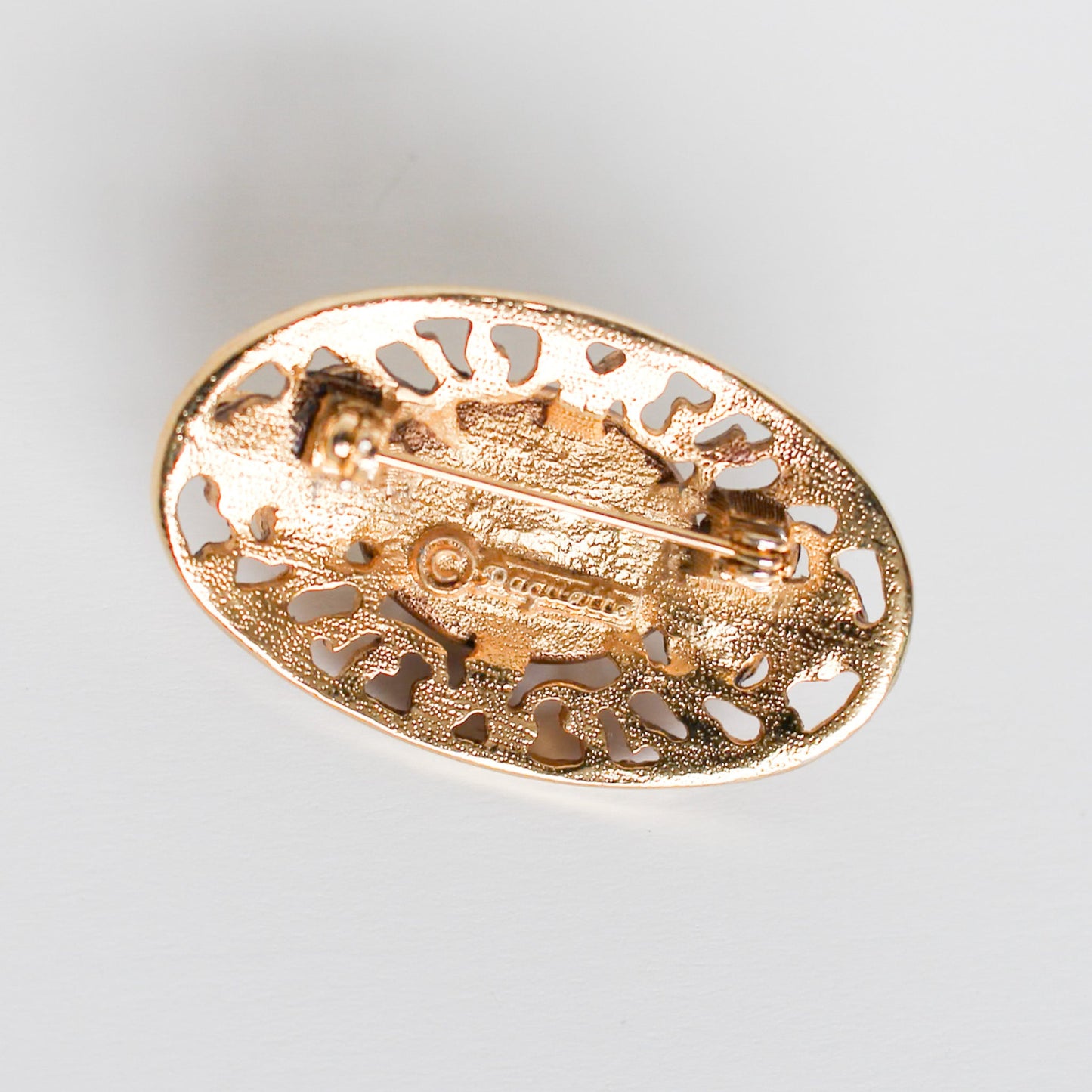 Paquette vintage Ornate Pearl Brooch