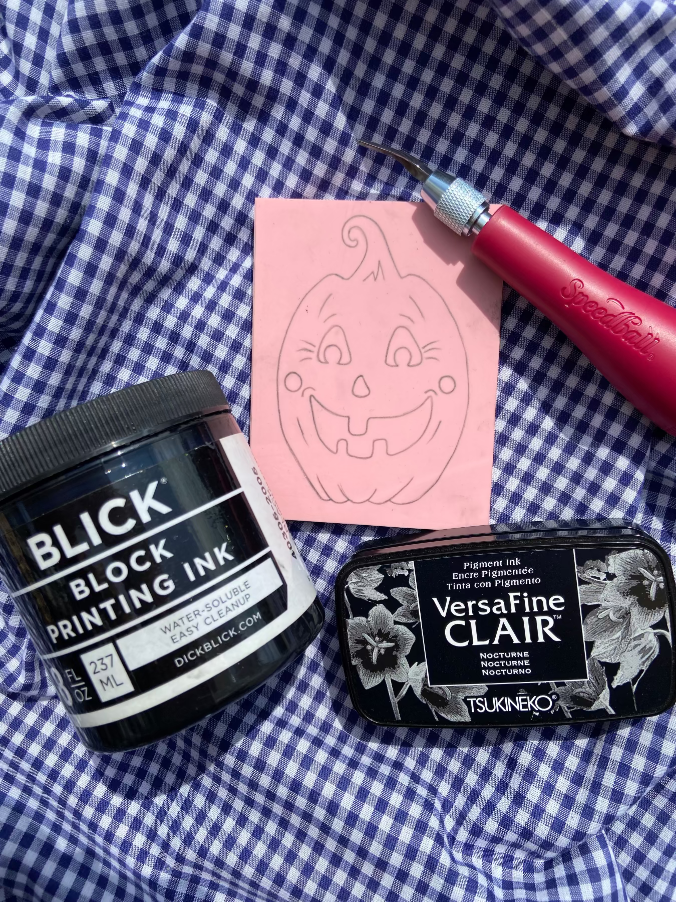 Yay! Spooky Season Block Print Workshop - Oct 2