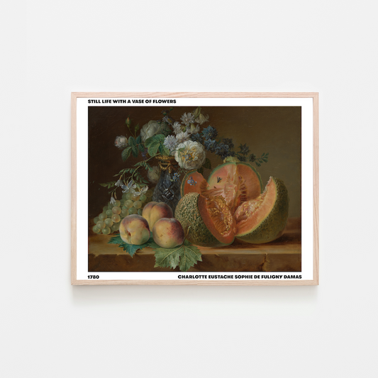 Still Life with a Vase of Flowers Art Print