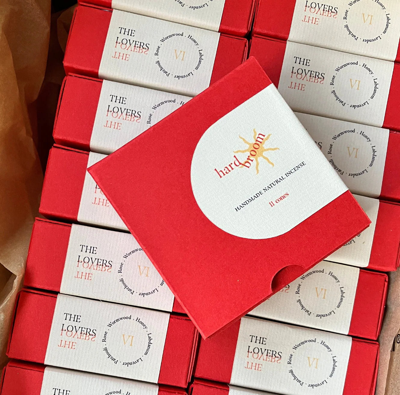 The Lovers Blend - Hand Rolled Incense Cones