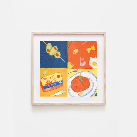 The Perfect Meal Art Print - Picnic Date Studio