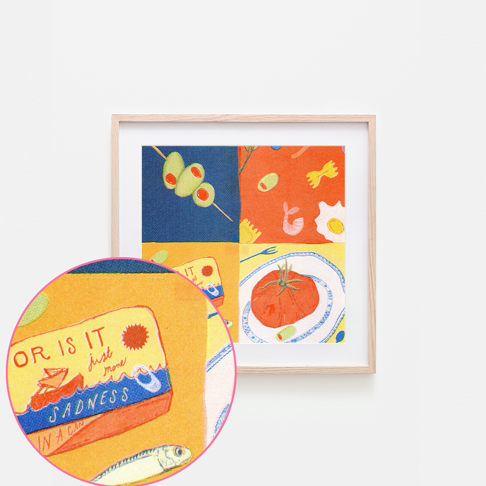 The Perfect Meal Art Print - Picnic Date Studio