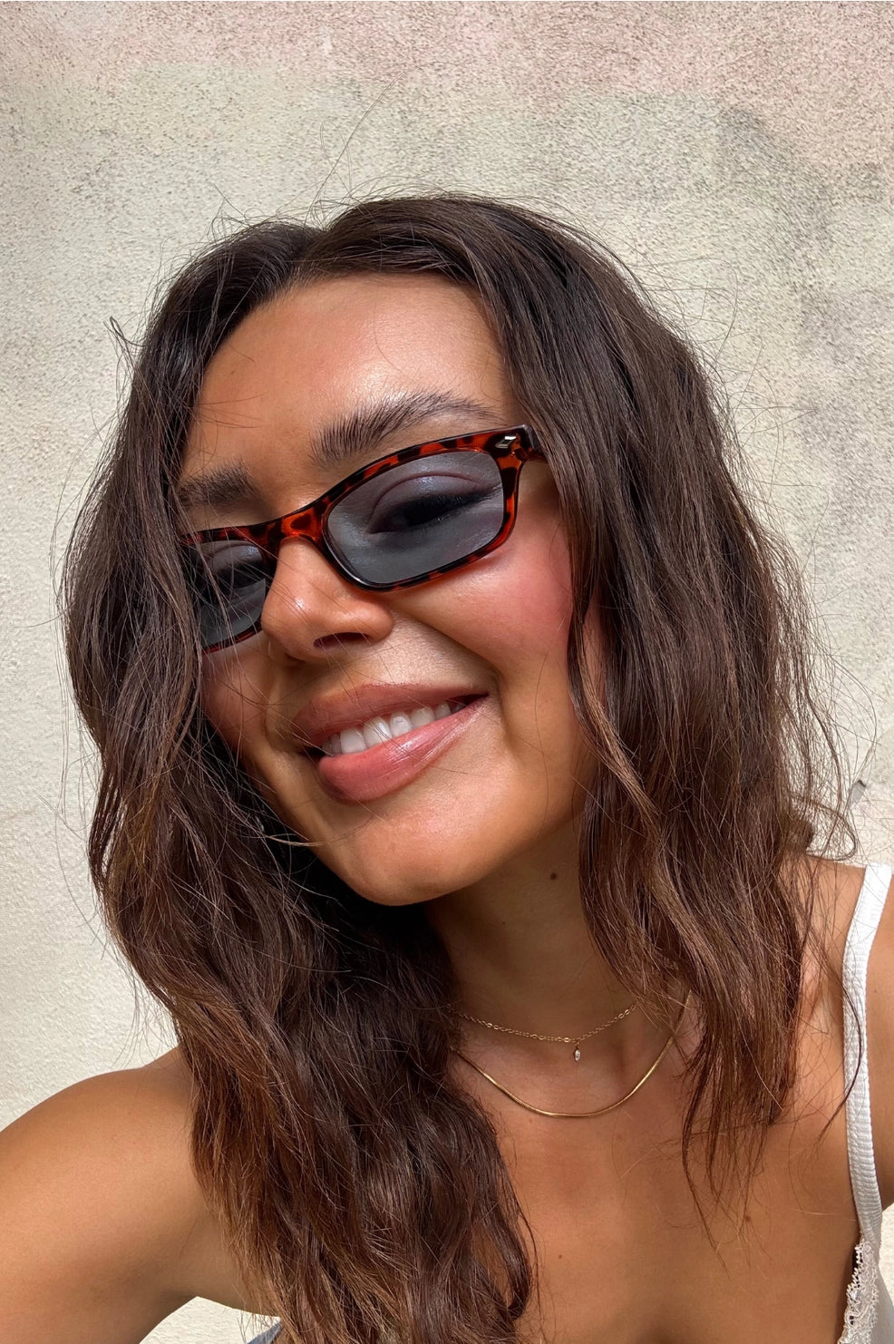 Joey Tortoise Blue Sunglasses