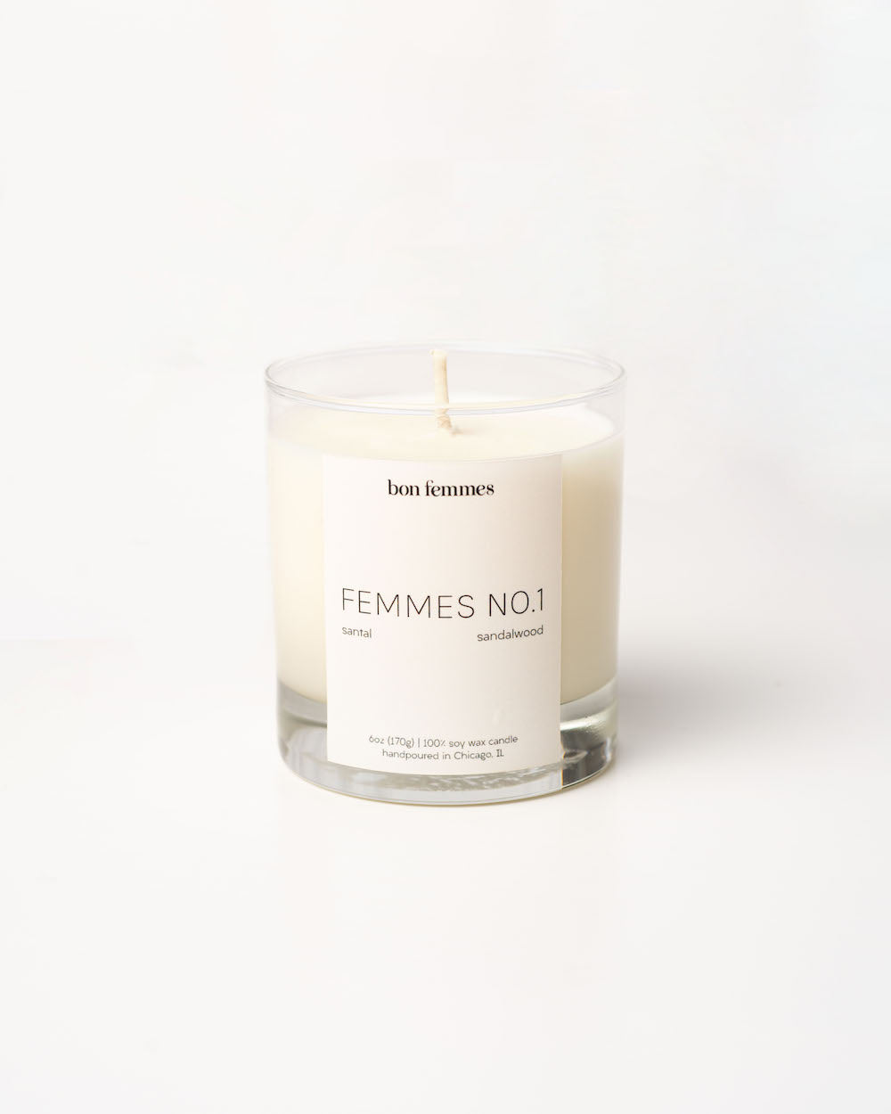 Femmes No.1 Soy Candle - Santal + Sandalwood