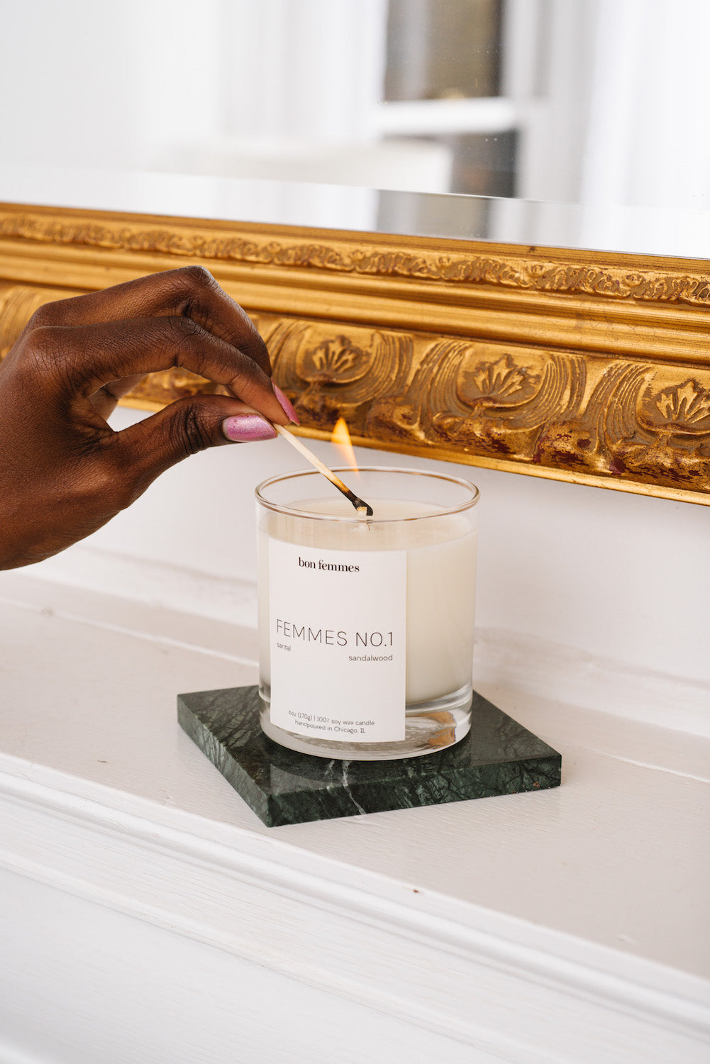 Femmes No.1 Soy Candle - Santal + Sandalwood