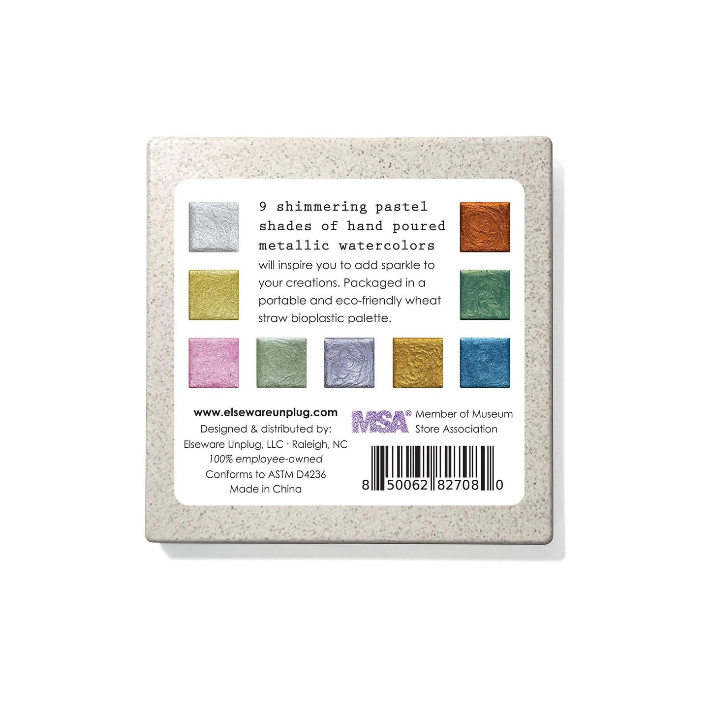 Portable Metallic Watercolor Set