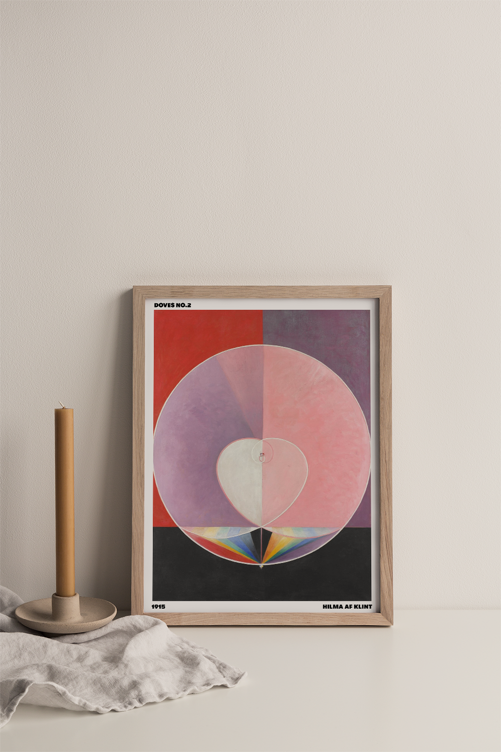 Doves No.2 Art Print - Hilma af Klint