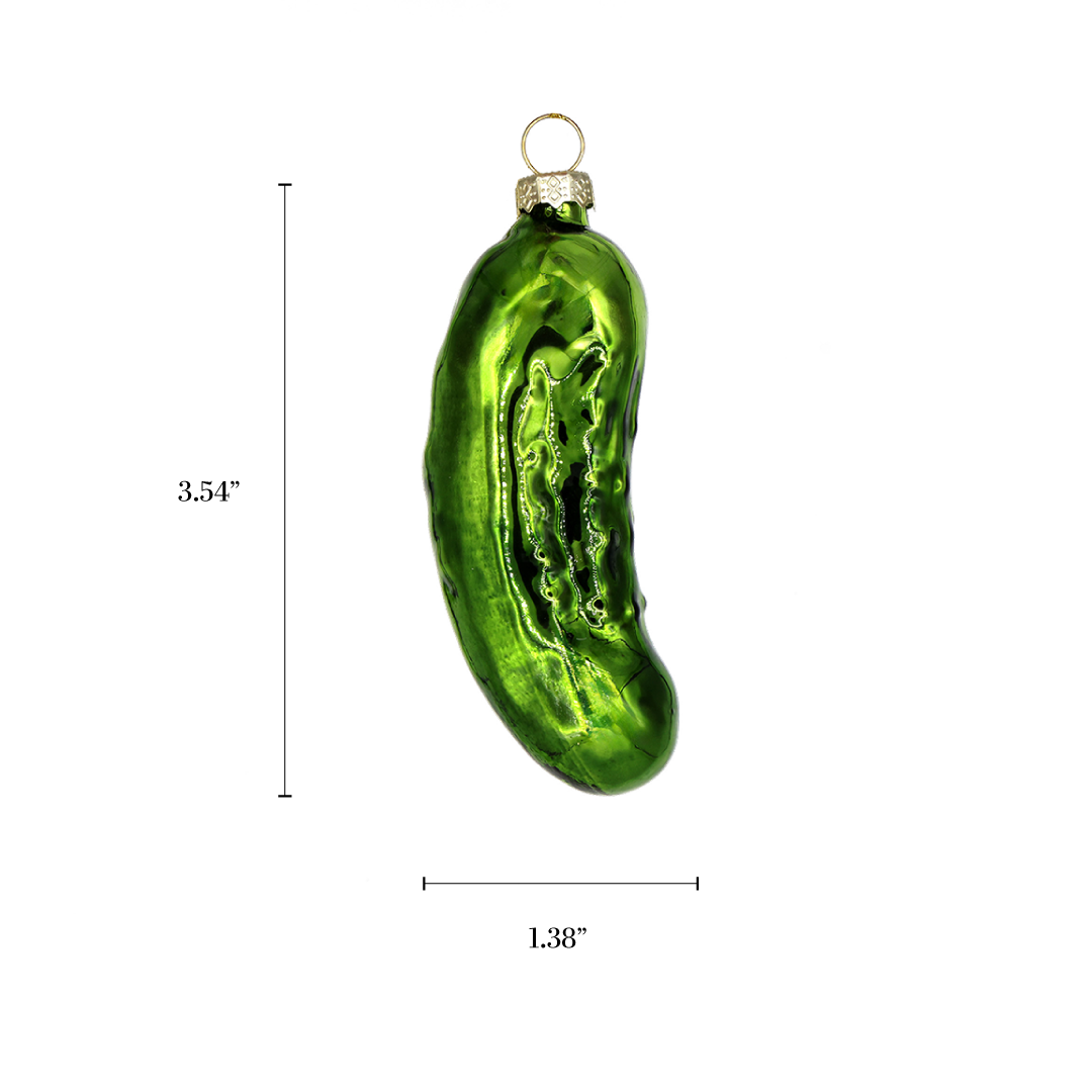Pickle Glass Ornament