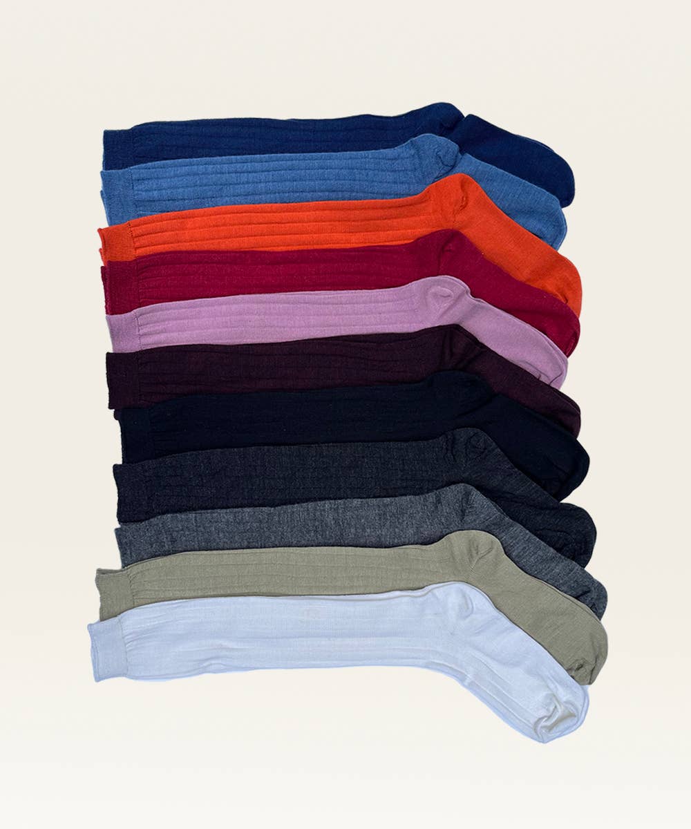 Wool Knee High Socks