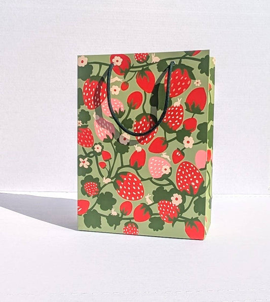 Strawberry Garden Gift Bag